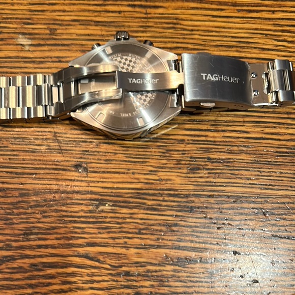 Tag Heuer Men's Silver and Blue Watch - Picture 5 of 8